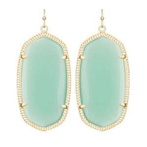 Kendra Scott chalcedony translucent green
